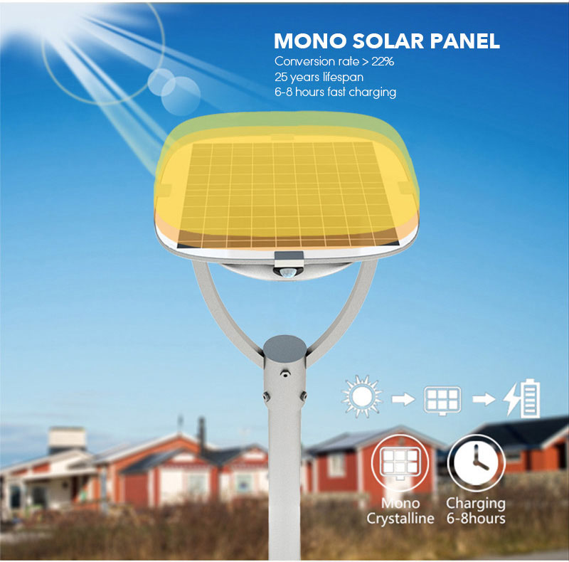Solar Garden Lights With mono solar panel