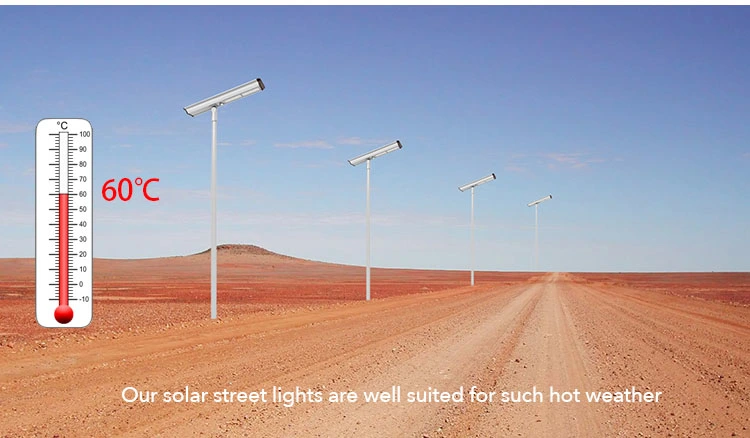 50W Solar Street Lights Work Well in High Temperature