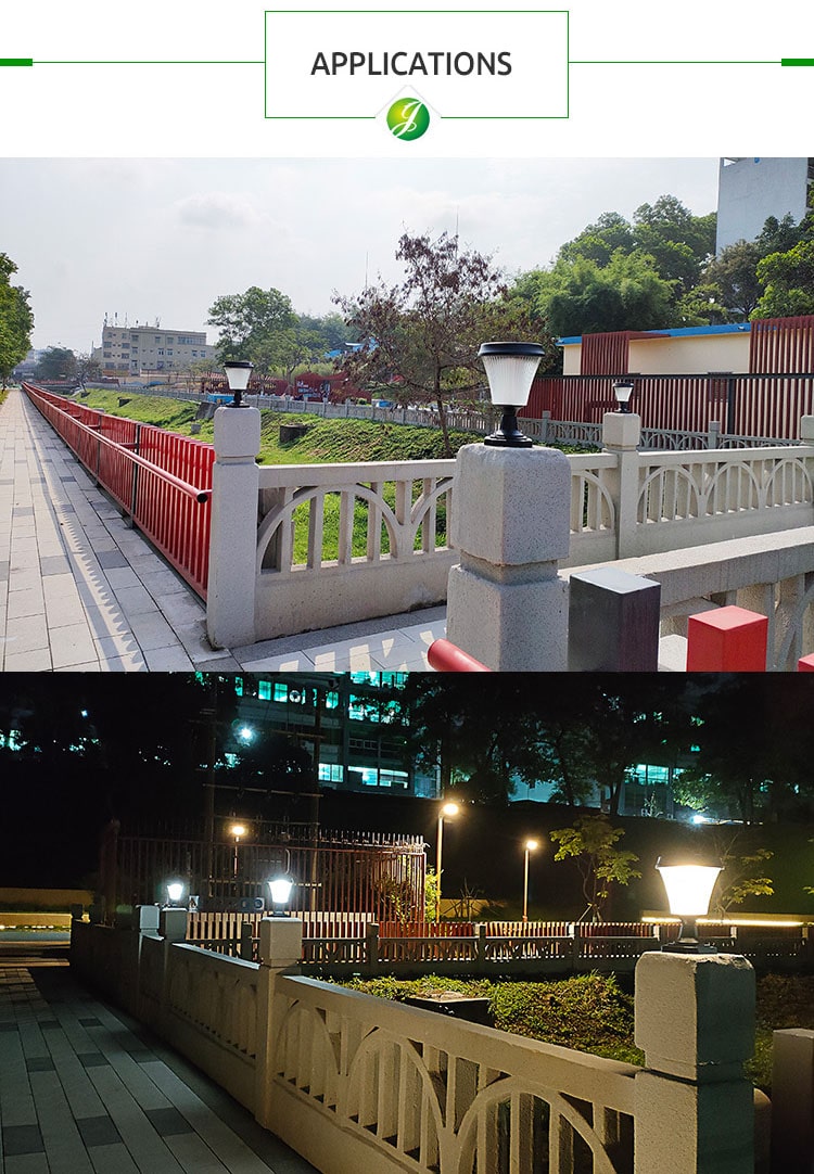 solar lights for fence