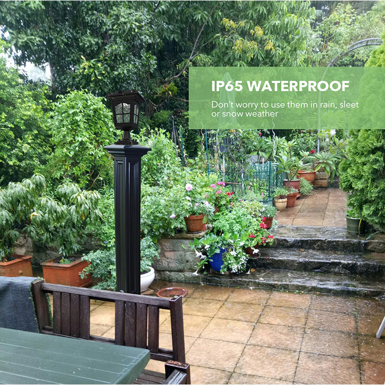 Ip65 waterproof Solar post light