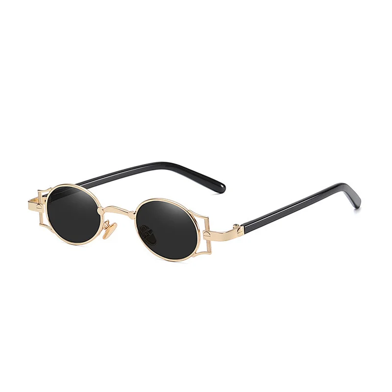 2020 fashion small size designer men round metal sunglasses women sun glasses