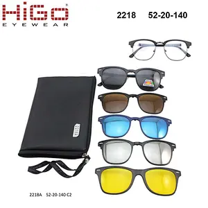 2017 fashionable wholesale china magnetic clip on sunglasses glasses frame