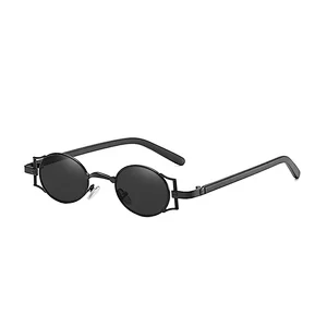 2020 fashion small size designer men round metal sunglasses women sun glasses