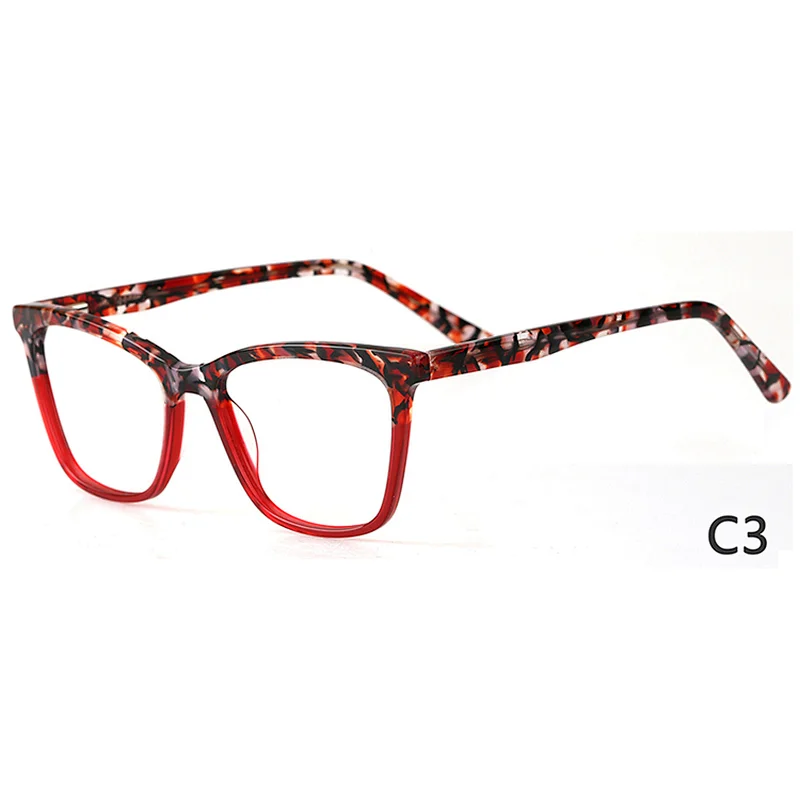 Higo Wholesale Cat Eye Acetate Optical Frame Eyeglasses Designer Glasses for Women