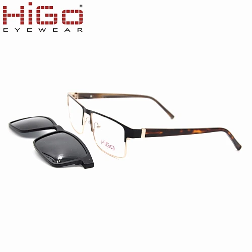 2019 Trending beautiful stainless steel glasses frames magnetic glasses clip on for unisex