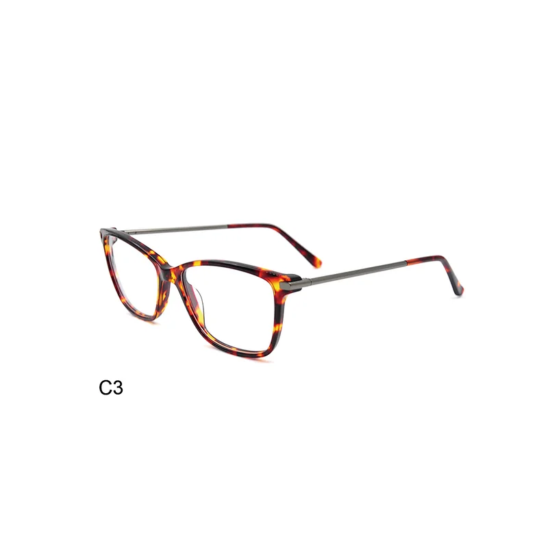 High Quality CE Square Acetate Optical Eyeglasses Frame for Ladies
