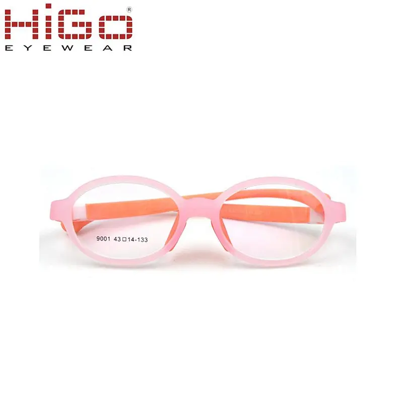 Wenzhou new arrivals eyewear sky blue color kid eyeglass frame with strap and spare parts