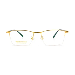 Newest Fashion Titanium Eyeglasses Logo Printing Eye Frame Glasses Wenzhou Eyewear
