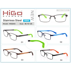 2019 CE Stainless steel eye glasses frames with TR90 temple eyewear wholesale In China Wenzhou
