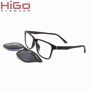 2019 New design fashion clip on sunglasses hot selling ultem frames reading glasses made in China
