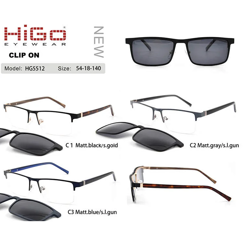 2019 China factory hot sale sunglasses metal clip on CE&FDA certification