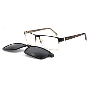 Wholesale Stock Clip On Glasses Optical Frame With Full Rim Frames