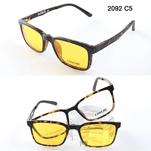 Wholesale eyewear clip on frames magnetic eyeglasses