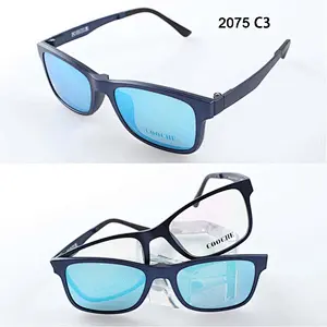Polarized Magnetic Clip On frames Shade Sunglasses optical magnetic eyeglasses