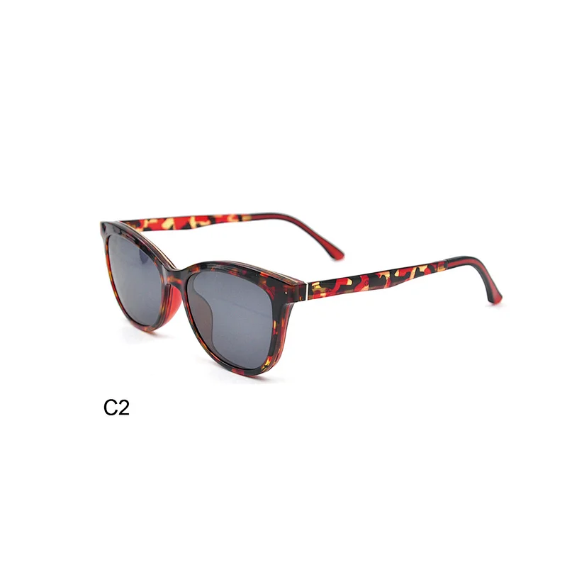 2020 New Arrival Fashion Metal Bridge UV400 Polarized Clip On Custom Sunglasses for Women