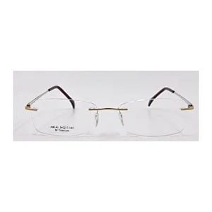 French Designer Titanium Eyewear  Clear Lens Optical Frames Rimless Reading Glasses Small Eyeglasses