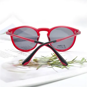 Blue Light Fashion Women Sunglasses Ultem Clip On Sunglasses Glasses Frame