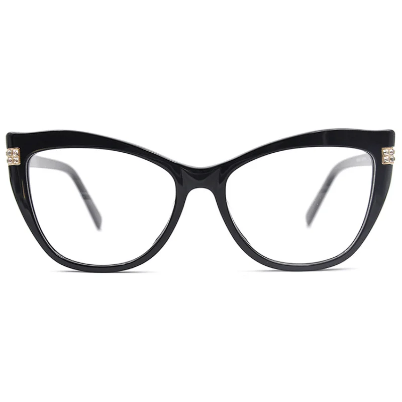 Luxury eyeglasses cat eye glasses high end optical frames