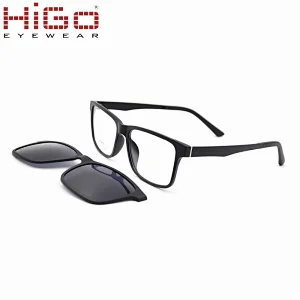2019 New design fashion clip on sunglasses hot selling ultem frames reading glasses made in China