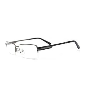 New product ideas 2019 half-rim metal optical frames eyewear frames for men eyeglass manufacturer