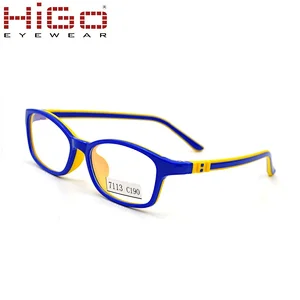 Support private label TR90 glasses Unisex Optical Spectacle Frame Ultra Light rubber tr90 kids frames
