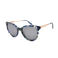 2019 man and women fashion acetate sunglasses cat eye eyewear with colour frame