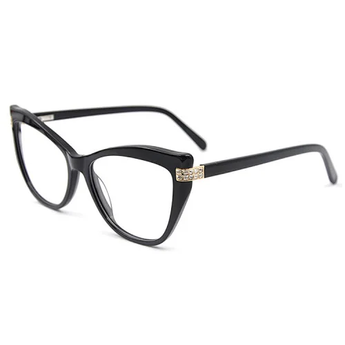 Luxury eyeglasses cat eye glasses high end optical frames