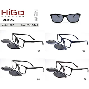 New Stylish Ultem Optical Frames Magnetic Cilp On Low Price Eyeglasses Made In China