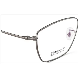 New Higo B6133 Titanium Collectible Rare Sleek Eyeglass Frame/glasses/eyewear