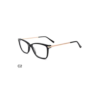 High Quality CE Square Acetate Optical Eyeglasses Frame for Ladies