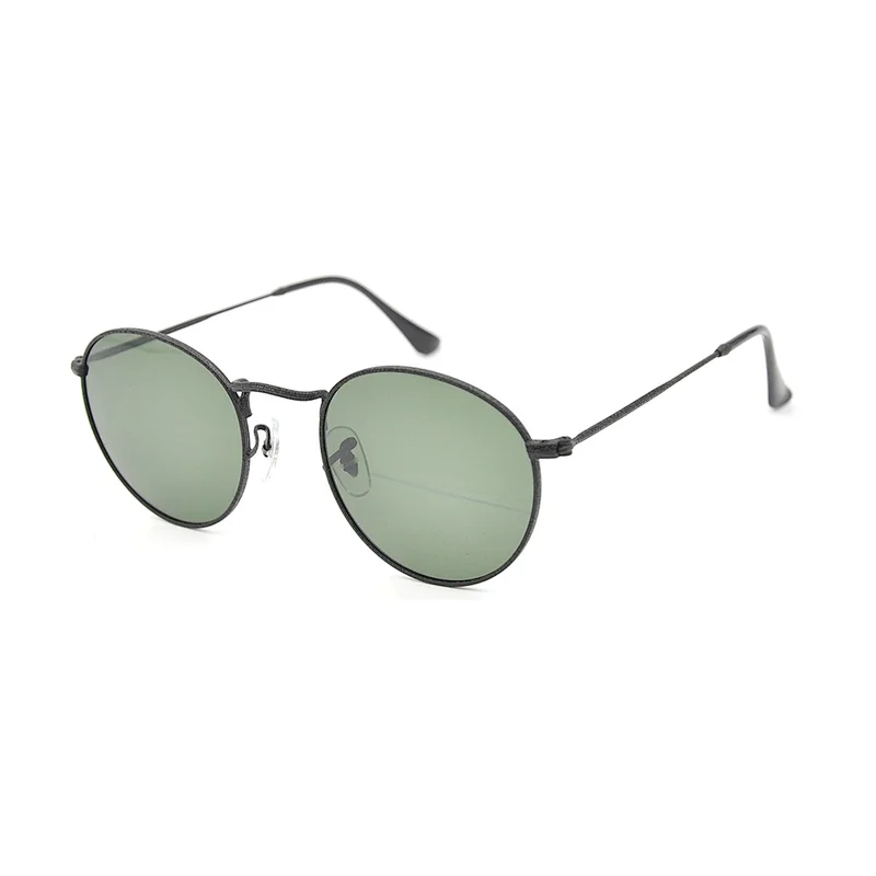 Polarized lens Sunglasses Fashion Unisex Round eyewear China Supplier Metal Eyeglasses