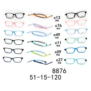 TR90 Kids Eye Glasses Frames with Removable Temples