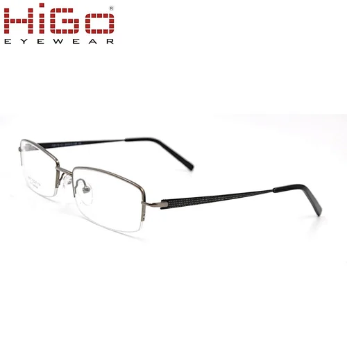 Super Flex Half Rim TITANIUM Glasses Super Flexible Prescription Eyeglass Frames pure titanium optical frame