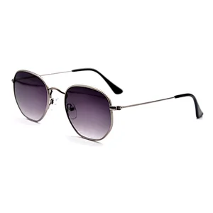 Kid's Small-sized Full Metal Wire Frame 2020 Round Metal Sunglasses