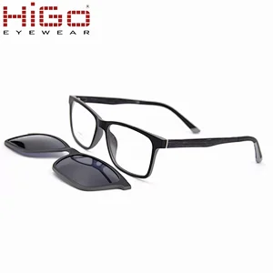 New Stylish Ultem Optical Frames Magnetic Cilp On Low Price Eyeglasses Made In China