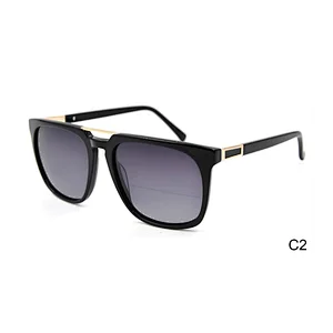 CE Acetate Square Shape Man Oversize Sun Glasses High Quality Fashionable Sunglasses