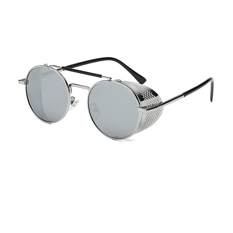 Vintage Retro Man Woman Round Metal Hollow Frame UV400 Sunglasses Sun Glasses