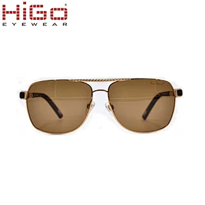 Mens Fashionable Sunglasses Latest Luxury Sunglasses with Metal Material