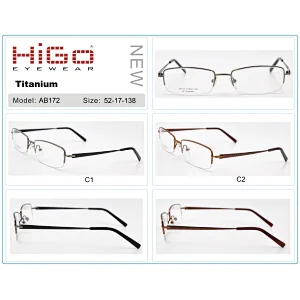 China beautiful design light optical frame  titanium optical frame glasses frame titanium