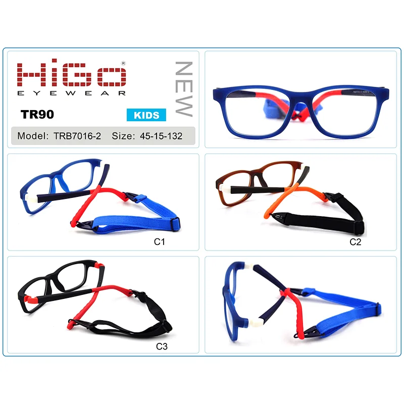 Most popular products tr90 rubber kids optical frames korean frames glasses