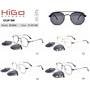 Wenzhou Higo metal clip on high quality metal optical eyeglasses frames wholesale china factory