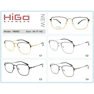 China wholesale low price high quality eyewear titanium optical frame for business man