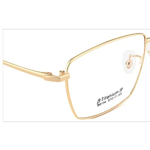 Men's Titanium Branded Full Rim Flexible Eyeglass Frame Optical Eyewear