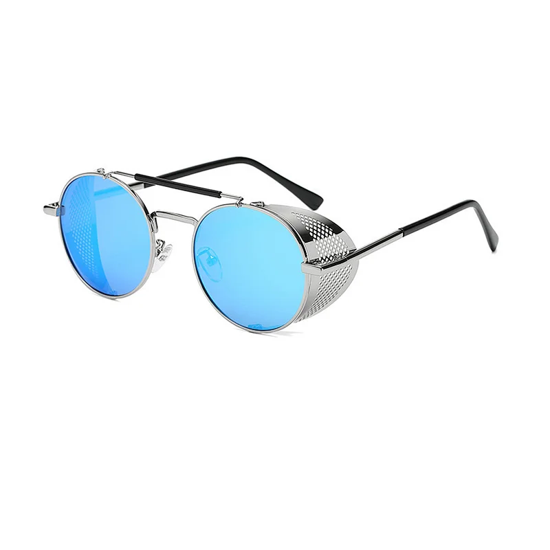 Vintage Retro Man Woman Round Metal Hollow Frame UV400 Sunglasses Sun Glasses