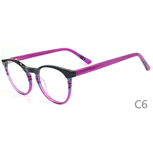 Higo acetate optical frame latest glasses frames eyewear for girls