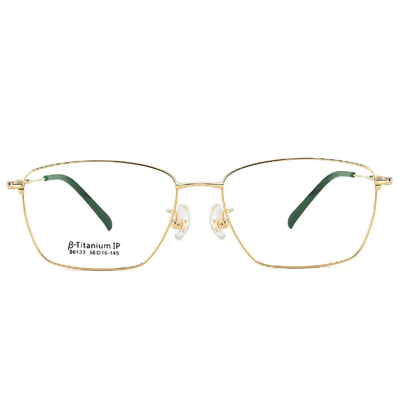 New Higo B6133 Titanium Collectible Rare Sleek Eyeglass Frame/glasses/eyewear