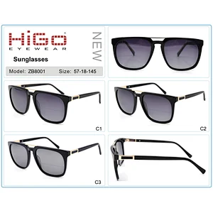 2019 China wenzhou new design fashion big square acetate eyewear sunglasses frame