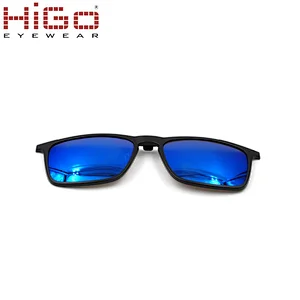2018 Hotest Magnetic Sunglasses 1 TR90 material Frame&4 Clips on glasses frames with one bag