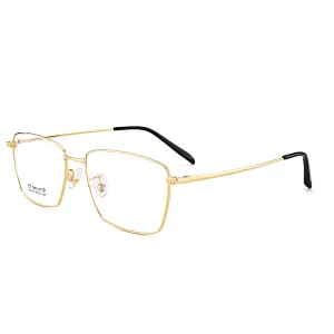 Men's Titanium Branded Full Rim Flexible Eyeglass Frame Optical Eyewear