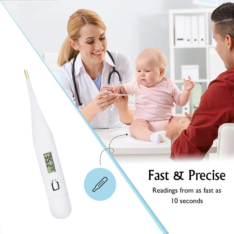 Oral Underarm Rectal Thermometer Baby Kid Adult Health Fever Clinical